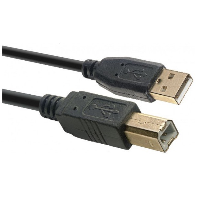Fotografie Stagg NCC3UAUB, kabel USB 2.0, USB A/USB B, 3m
