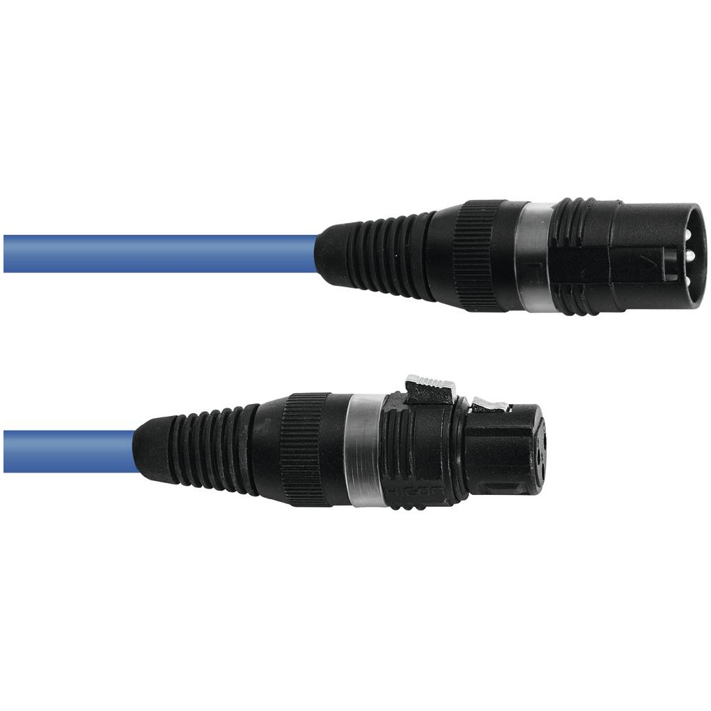 Fotografie Sommer CABLE DMX cable XLR 3pin 15m blue