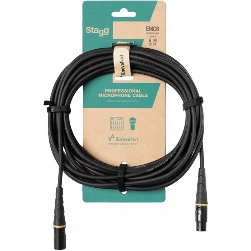 Stagg EMC6, mikrofonní kabel XLR/XLR, 6m